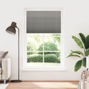 vidaXL pliszírozott redőny antracit 115x200 cm szövetszélesség 114,4cm