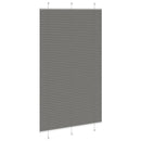 vidaXL pliszírozott redőny antracit 115x200 cm szövetszélesség 114,4cm