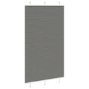 vidaXL pliszírozott redőny antracit 120x200 cm szövetszélesség 119,4cm