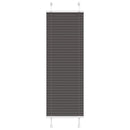 vidaXL pliszírozott redőny fekete 45x100 cm szövetszélesség 44,4 cm