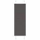 vidaXL pliszírozott redőny fekete 50x100 cm szövetszélesség 49,4 cm