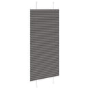 vidaXL pliszírozott redőny fekete 60x100 cm szövetszélesség 59,4 cm