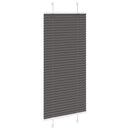 vidaXL pliszírozott redőny fekete 65x100 cm szövetszélesség 64,4 cm