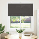 vidaXL pliszírozott redőny fekete 115x100 cm szövetszélesség 114,4 cm