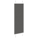vidaXL pliszírozott redőny fekete 40x150 cm szövetszélesség 39,4 cm