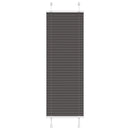 vidaXL pliszírozott redőny fekete 45x150 cm szövetszélesség 44,4 cm