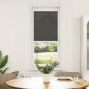 vidaXL pliszírozott redőny fekete 45x150 cm szövetszélesség 44,4 cm