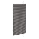 vidaXL pliszírozott redőny fekete 65x150 cm szövetszélesség 64,4 cm