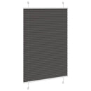 vidaXL pliszírozott redőny fekete 100x150 cm szövetszélesség 99,4 cm