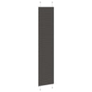 vidaXL pliszírozott redőny fekete 40x200 cm szövetszélesség 39,4 cm