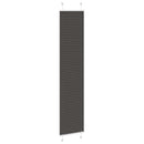 vidaXL pliszírozott redőny fekete 45x200 cm szövetszélesség 44,4 cm