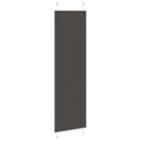 vidaXL pliszírozott redőny fekete 60x200 cm szövetszélesség 59,4 cm