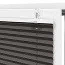 vidaXL pliszírozott redőny fekete 60x200 cm szövetszélesség 59,4 cm