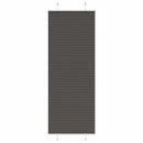 vidaXL pliszírozott redőny fekete 70x200 cm szövetszélesség 69,4 cm
