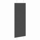vidaXL pliszírozott redőny fekete 70x200 cm szövetszélesség 69,4 cm