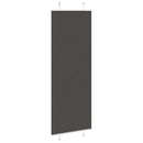 vidaXL pliszírozott redőny fekete 75x200 cm szövetszélesség 74,4 cm