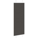 vidaXL pliszírozott redőny fekete 75x200 cm szövetszélesség 74,4 cm