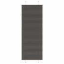 vidaXL pliszírozott redőny fekete 80x200 cm szövetszélesség 79,4 cm
