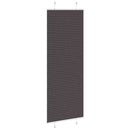 vidaXL pliszírozott redőny fekete 80x200 cm szövetszélesség 79,4 cm