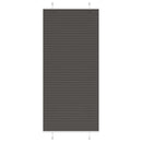 vidaXL pliszírozott redőny fekete 85x200 cm szövetszélesség 84,4 cm