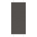 vidaXL pliszírozott redőny fekete 90x200 cm szövetszélesség 89,4 cm
