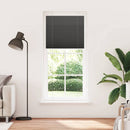 vidaXL pliszírozott redőny fekete 90x200 cm szövetszélesség 89,4 cm