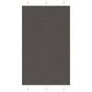 vidaXL pliszírozott redőny fekete 115x200 cm szövetszélesség 114,4 cm