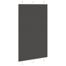 vidaXL pliszírozott redőny fekete 115x200 cm szövetszélesség 114,4 cm