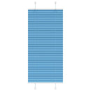 vidaXL pliszírozott redőny kék 60x100 cm szövetszélesség 59,4 cm