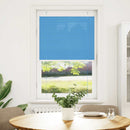 vidaXL pliszírozott redőny kék 75x100 cm szövetszélesség 74,4 cm