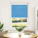 vidaXL pliszírozott redőny kék 80x100 cm szövetszélesség 79,4 cm