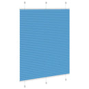 vidaXL pliszírozott redőny kék 110x100 cm szövetszélesség 109,4 cm