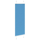 vidaXL pliszírozott redőny kék 50x150 cm szövetszélesség 49,4 cm