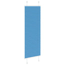 vidaXL pliszírozott redőny kék 50x150 cm szövetszélesség 49,4 cm