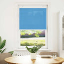 vidaXL pliszírozott redőny kék 70x150 cm szövetszélesség 69,4 cm