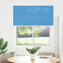 vidaXL pliszírozott redőny kék 115x150 cm szövetszélesség 114,4 cm
