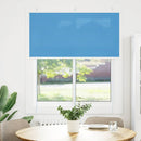 vidaXL pliszírozott redőny kék 120x150 cm szövetszélesség 119,4 cm