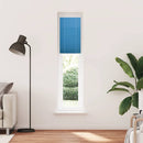 vidaXL pliszírozott redőny kék 40x200 cm szövetszélesség 39,4 cm