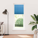 vidaXL pliszírozott redőny kék 80x200 cm szövetszélesség 79,4 cm