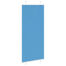 vidaXL pliszírozott redőny kék 95x200 cm Szövetszélesség 94,4 cm