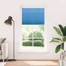 vidaXL pliszírozott redőny kék 105x200 cm Szövetszélesség 104,4 cm