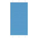 vidaXL pliszírozott redőny kék 110x200 cm szövetszélesség 109,4 cm