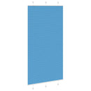 vidaXL pliszírozott redőny kék 110x200 cm szövetszélesség 109,4 cm
