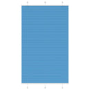 vidaXL pliszírozott redőny kék 115x200 cm szövetszélesség 114,4 cm