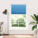 vidaXL pliszírozott redőny kék 115x200 cm szövetszélesség 114,4 cm