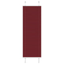 vidaXL pliszírozott redőny Bordeaux piros 45x100 cm Szövetszélesség