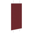 vidaXL pliszírozott redőny Bordeaux piros 60x100 cm Szövetszélesség