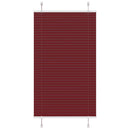 vidaXL pliszírozott redőny Bordeaux piros 75x100 cm Szövetszélesség