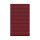 vidaXL pliszírozott redőny Bordeaux piros 75x100 cm Szövetszélesség