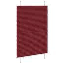 vidaXL pliszírozott redőny Bordeaux piros 85x100 cm szövetszélesség